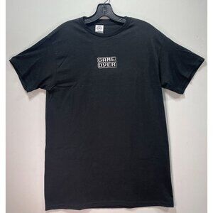 Delta Pro Weight - Men's Adult Short Sleeves T-Shirt - Graphic Tee -Black-Medium